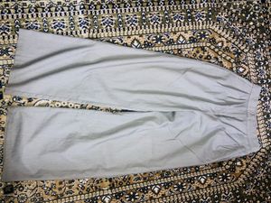 Flared Grey Trouser