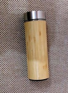 Bamboo Stainless Steel  Flask Water Bottle