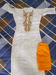 Elegant Embroidered Kurta Set