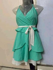 pinterest mini Green Tiered Dress