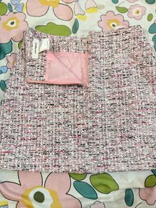 Korean Tweed Mini Skirt