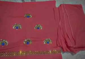 Rajputi Cotton Jod With Odhni Pitch Colour