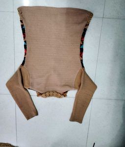 Colorful Patterned Knit Cardigan