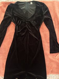 Black Velvet Dress