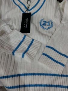 Tokyo Talkies V-Neck Sweater