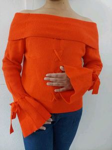 Off-Shoulder Sweater