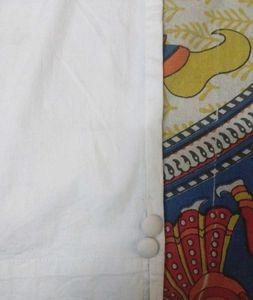 Women cotton pant white
