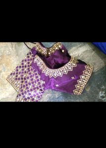 Heavy Banarasi Silk Saree..with 2 Blouses