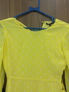 Cute Polka Dotted Mini Dress
