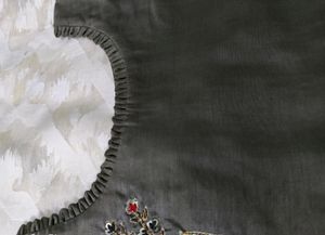 #Embroidery Kurti With Beautiful Neck And Sleeves