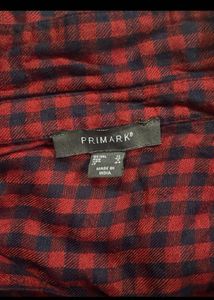 Red &amp; Black Plaid Flannel Shirt