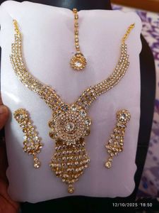new diamond full stone Jewelry Set