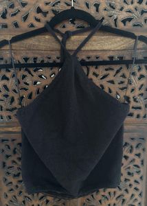 Zara Limited Edition Knitted Halter Top