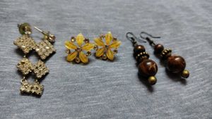 Set of 3 earrings