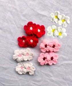 Daisy Crochet Clip