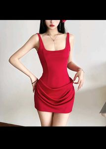 Red Bodycon Mini Dress