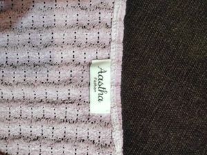 Cute Textured Knit CropTop💜
