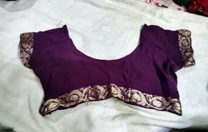 Elegant Purple Banarasi Saree 💗