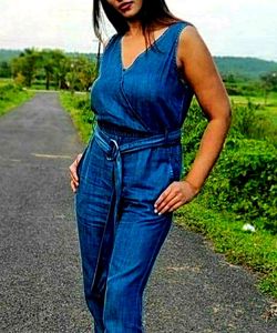 Roadster Women's Denim Jumpsuit