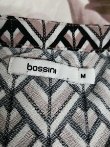 BOSSINI Women Printed Regular Fit Casual Top