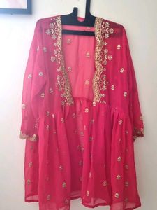 A Beautiful  Unstiched Lehenga