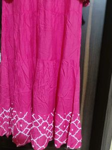 Pink Printed Dress