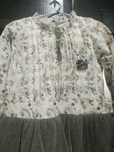 Tiered Floral Print Dress