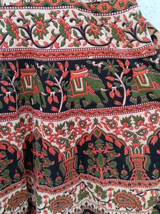 Beautiful Jaipuri Print Anarkali Kurta(Fixed Rate)