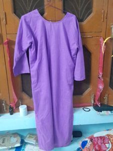 Embroidered Purple Kurta