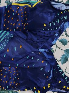 Stylish Blue Printed Swimsuit