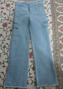 Blue Cargo Pant.