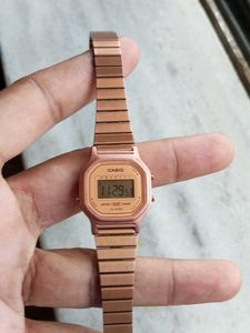 Casio Orignal Digital Rose Gold Women's Watch