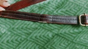 Vintage Leder Land Striped Leather Bag