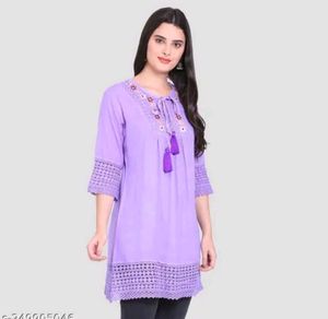 Soft Lavender Kurta – Graceful &amp; Elegant