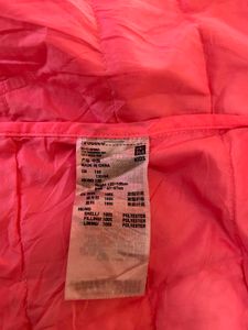 Kids Pink Puffer Sleeveless Jacket
