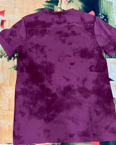 Stylish Purple Tie-Dye T-Shirt