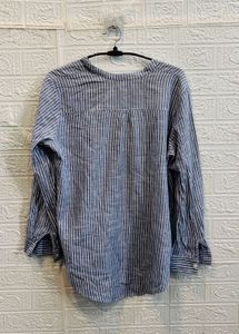 Italy imported Striped Button-Down Shirt