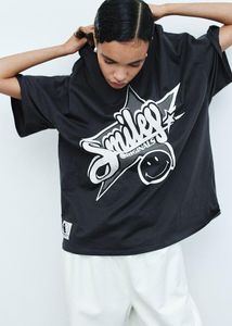 H&amp;M Smiley Oversized Tee