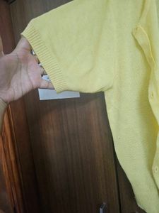 New Yellow Cardigan.