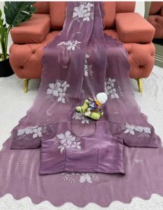 PINKISH PURPLE JIMMY CHOO SAREE