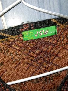 Embroidered  wool Brown Kurti set