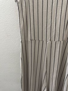Ostin Striped Beige Jumpsuit