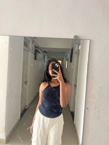 Stylish Blue Tank Top