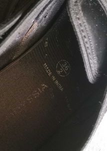 Odyssia Black Leather Shoes