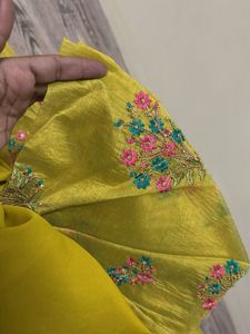 Lime Yellow Kurti+duppatta