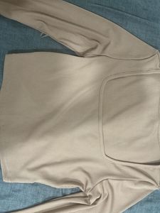 Beige Long Sleeve Top