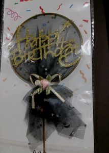 Happy Birthday Cake Topper