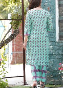 Printed Kurta Set, XL Size