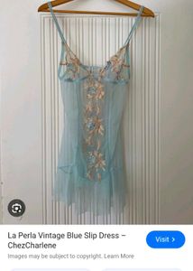 La Perla Blue Slip Dress & Nighty