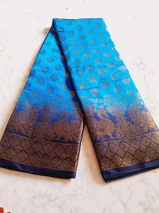 New Blue Saree